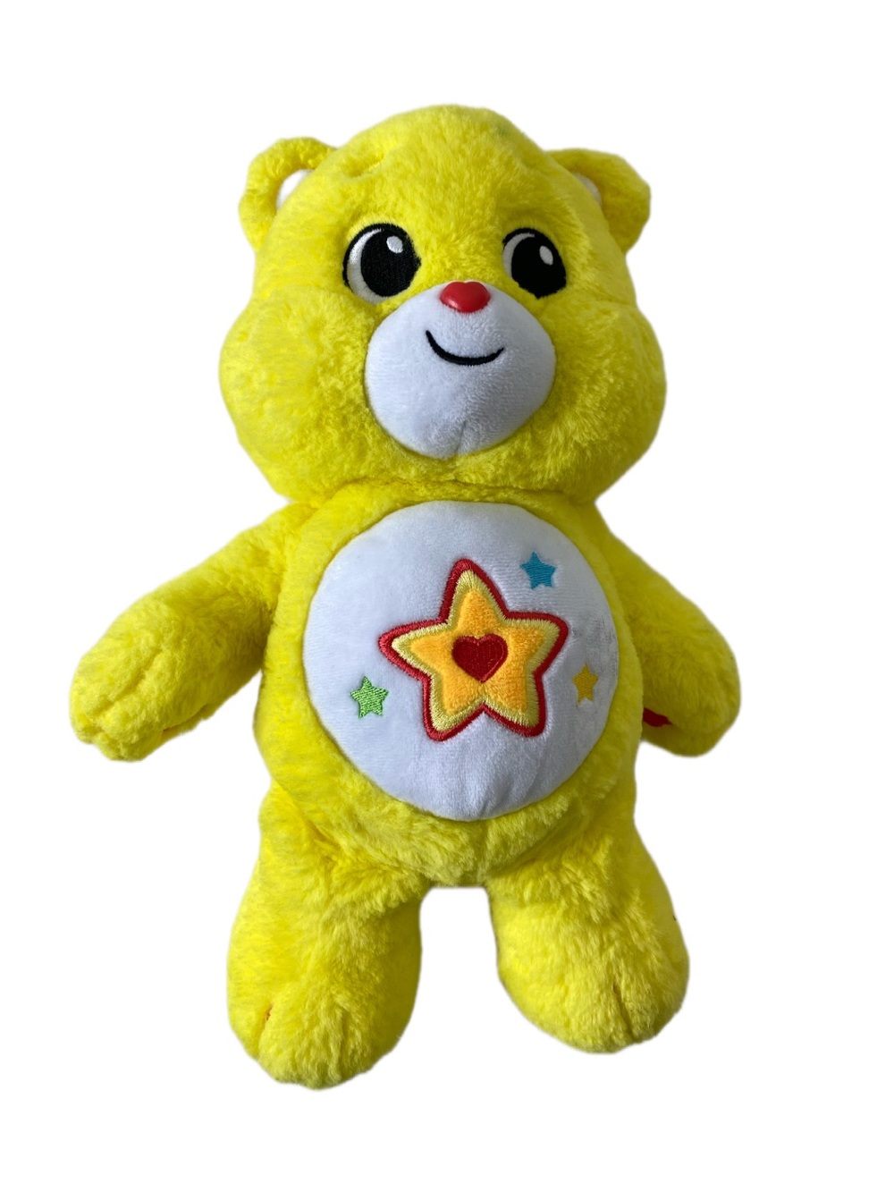 Yellow Star Bear Plush Toy Soft Plushie Stuffed Animal Kids Toys